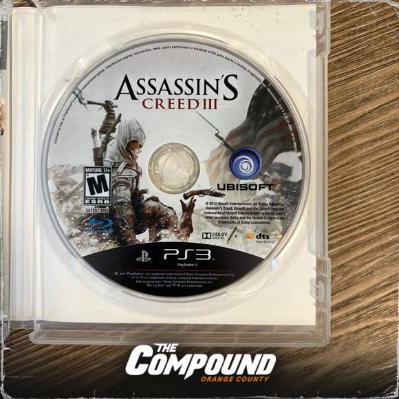 PS3 - Assassin’s Creed III - Walmart Edition - Used / Complete - Picture 3 of 4